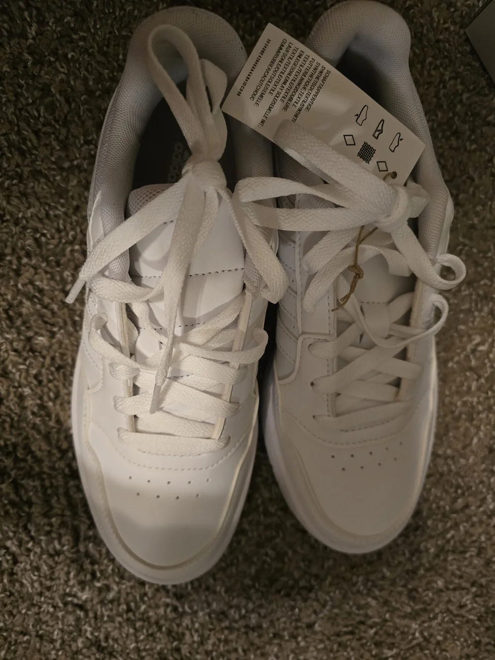 adidas Women's Light Gray Basketball Sneakers